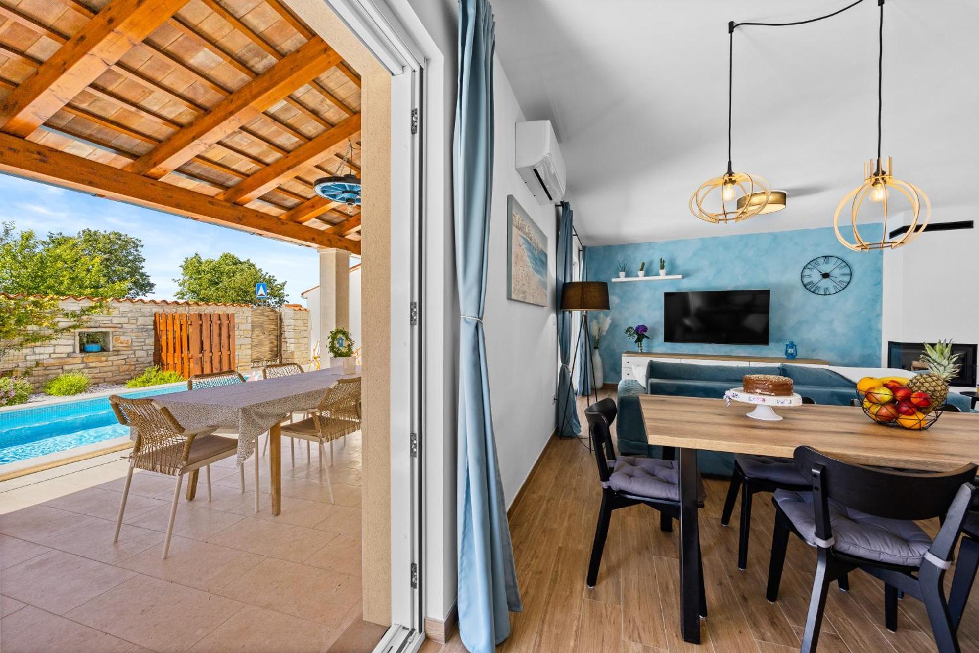 Villa Blue Istria Burici Bagian luar foto